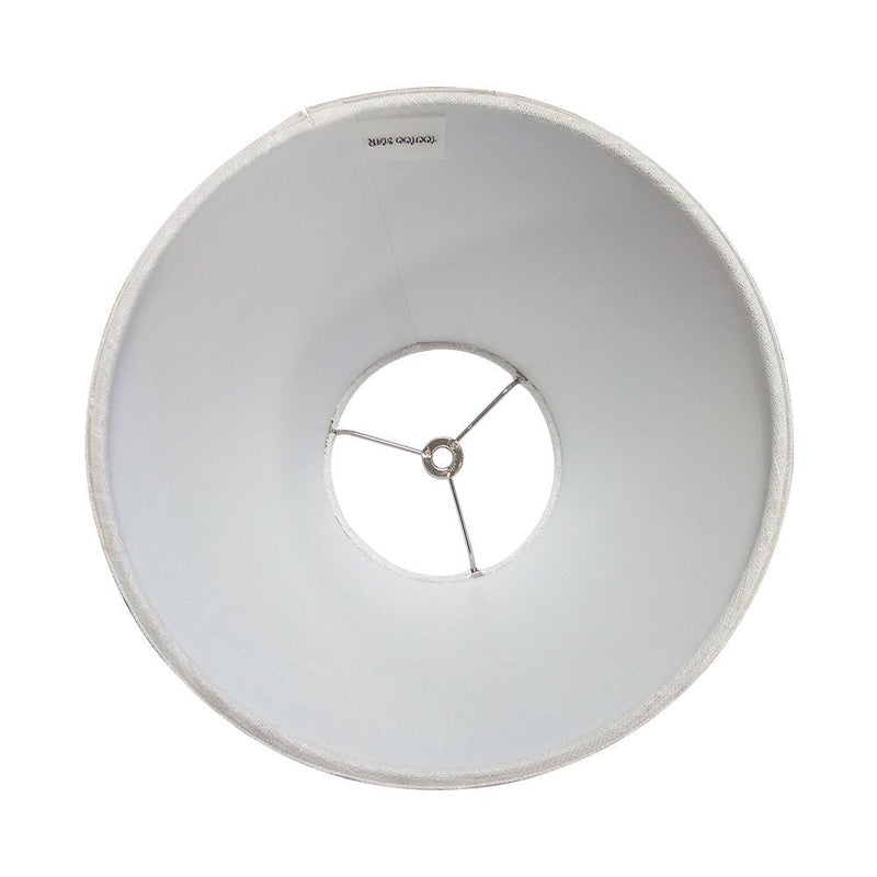 Tootoo Star Barrel White Small Lamp Shade for Table Floor Lamps Replacement, 6x10x7.5 Inch, Fabric Cloth, Spider Model (white)
