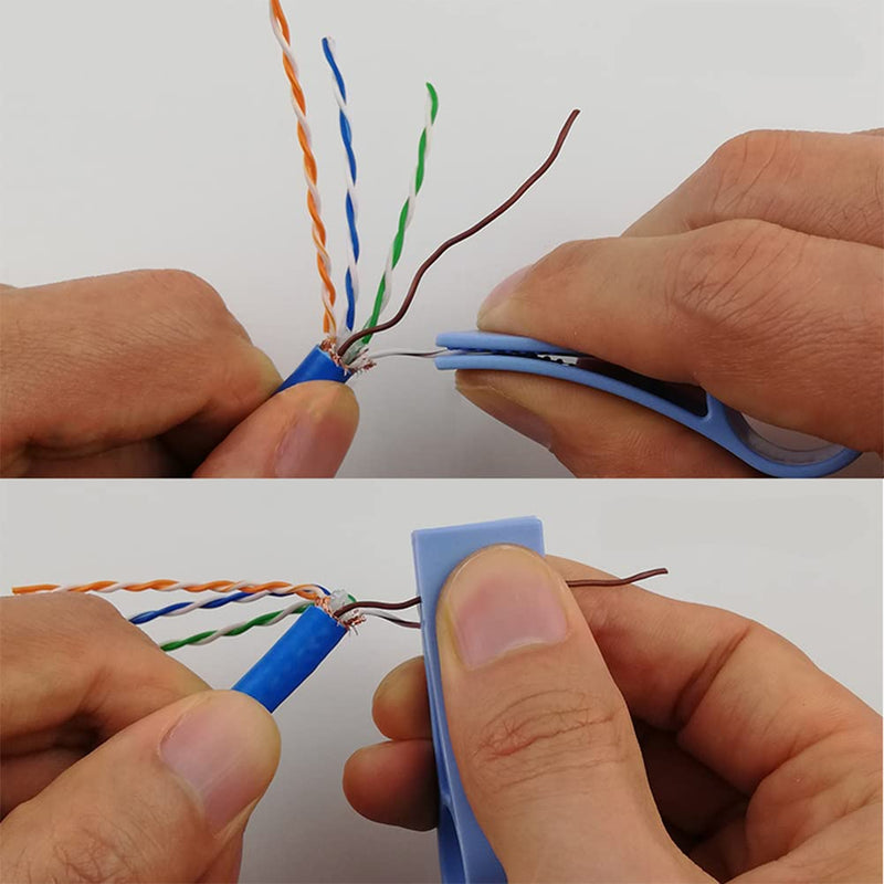 Network Cable Untwist Tool, Engineer Wire Straightener for CAT5/CAT5e/CAT6/CAT7 Wires Pair Separator Tools Quickly & Easily Untwists (3) 3