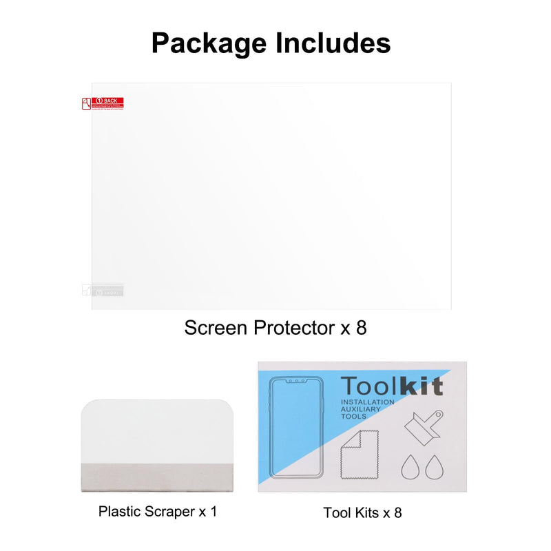8 PCS 15'' Screen Protector for Phrozen Sonic Mega 8K / Mega 8K V2 / Mega 8K S Resin 3D Printers Sonic Mega 8K / 8K V2 / 8K S