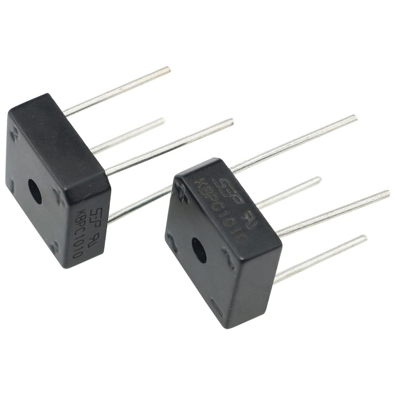 KBPC1010 Bridge Rectifier Diode FMHXG 6PCS 4-Pin Single Phase Full Wave 10 Amp 1000 Volt Electronic Silicon Diodes, KBPC1010 10A 1000V diode Bridge Rectifier