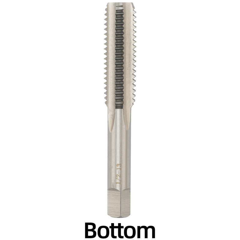 1/2-13 Hand Tap, Right Hand 1/2 x 13 Threading Hand Tap 1Pair 1/2"-13