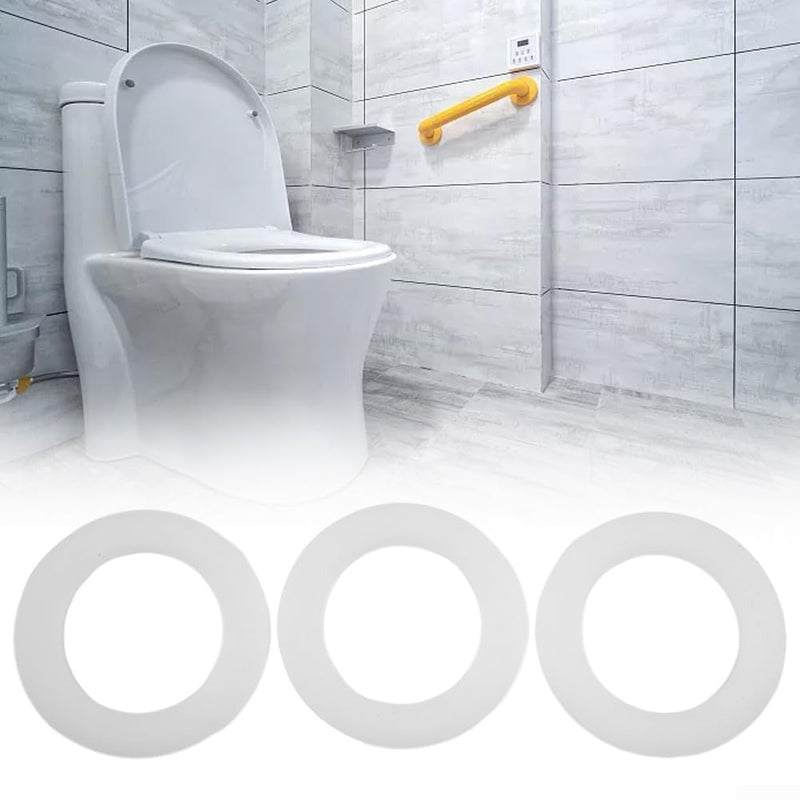 Dual Flush Seal Replacement Kit for Glacier Bay 83SGB Toilet Tank Gasket White Rubber Sealing Ring