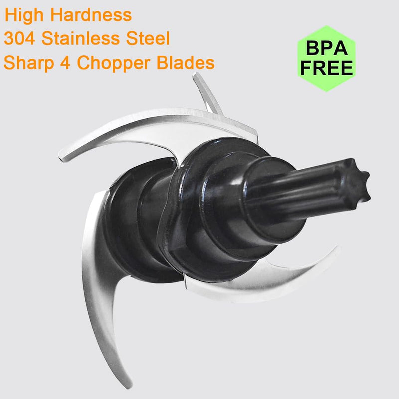 for Ninja Food Chopper Express Chop Blade, Replacement Parts Compatible with Ninja NJ110GR 200-Watt 16-Ounce Bowl, for Ninja Express Chopper Blender Attachment Accessories 1 Pack blade