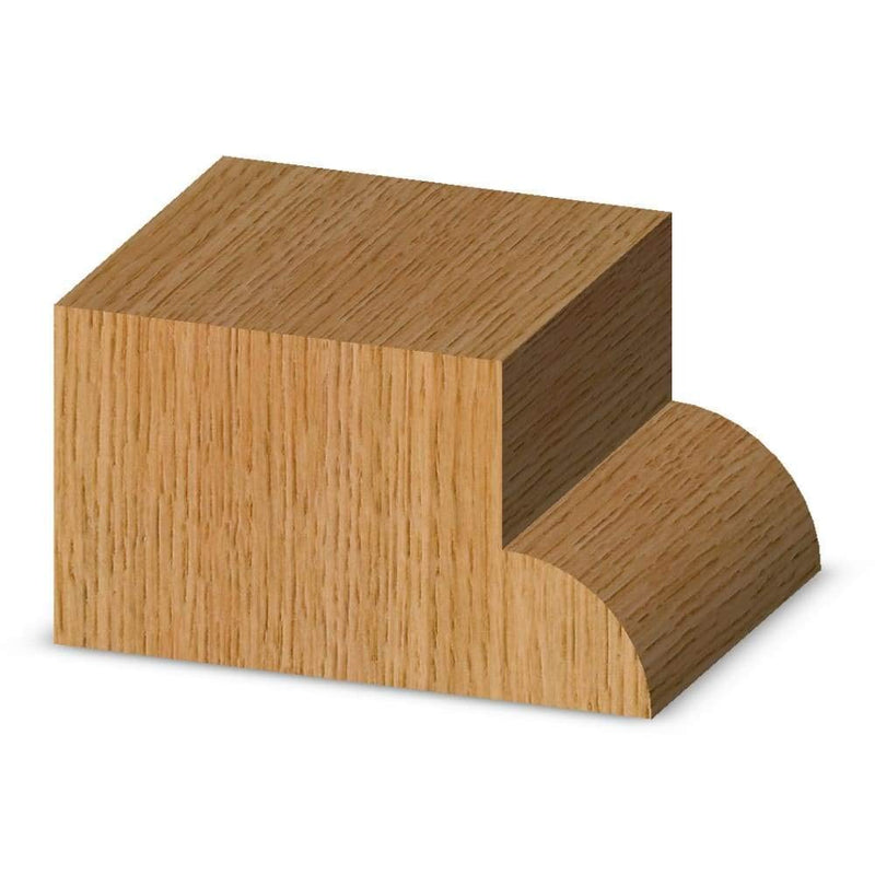 Whiteside 1432 Half Round (Bull Nose) Router Bit: 1/2 Inch Opening of Cutter, 1/4 Inch Radius, 1 Inch Cutting Length, 1/2 Inch Shank, 1-1/8 Inch Large Diameter