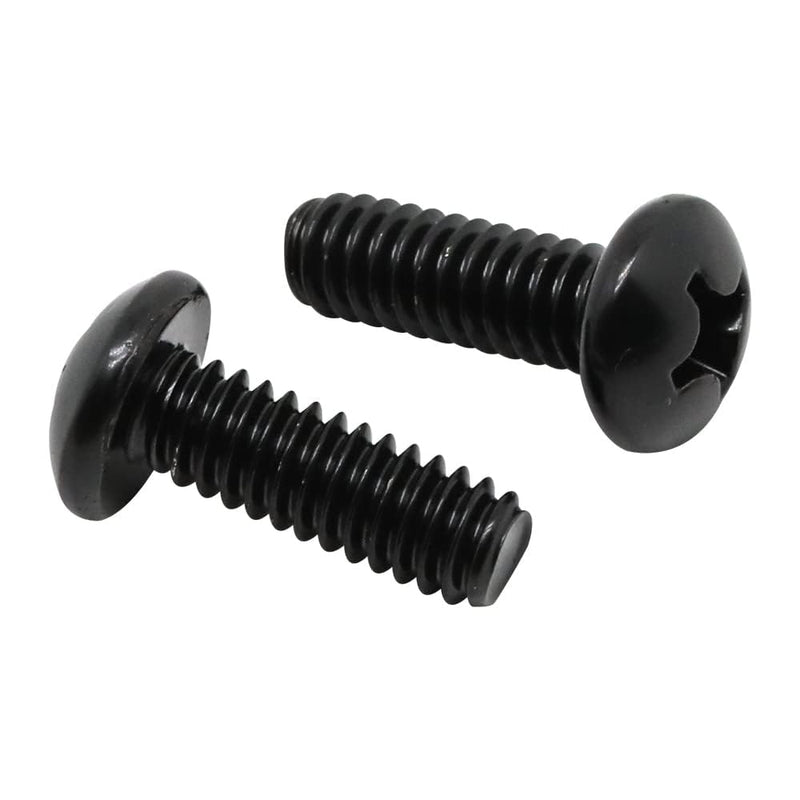 Kado 40pcs Cross Pan Head Screws M4-0.7 x 10mm Black, Phillips Screws M4x10 Carbon Steel Round Head, for Monitor Arm Mounting Wall Mounting Hardware Fastening Accessories 40pcs M4x10 - Cross Pan Head Black - NewNest Australia