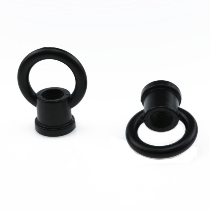 M10 Thread Ring Type Internal Thread Eye Nut Hardware Ring Pendant Lamp 4 Bolts with 4 External M10*20 Hollow Screws +4 M10 to M12*10 Conversion Screws