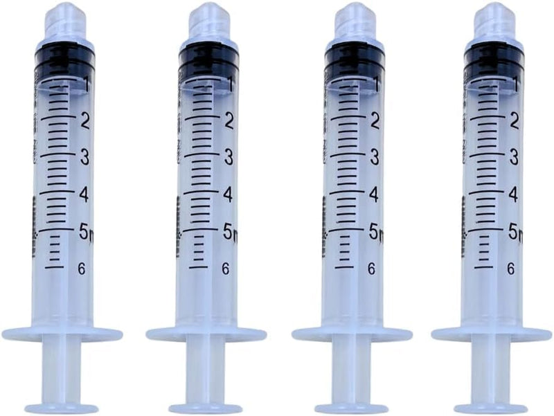 Elimedical Veterinary Disposable Syringe, 6cc Luer Lock, Without Needle, Individually Packaged, 100 per box, 05LT