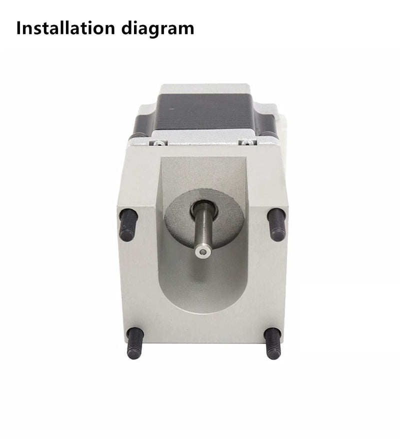 CNCTOPBAOS 3Pcs Nema23 Stepper Motor Mounting Bracket,Motor Aluminum Mount Base Support Plate Holder,with 12pcs Screws for Stepper Servo Motor Seat,CNC Router,Engraving Machine 3
