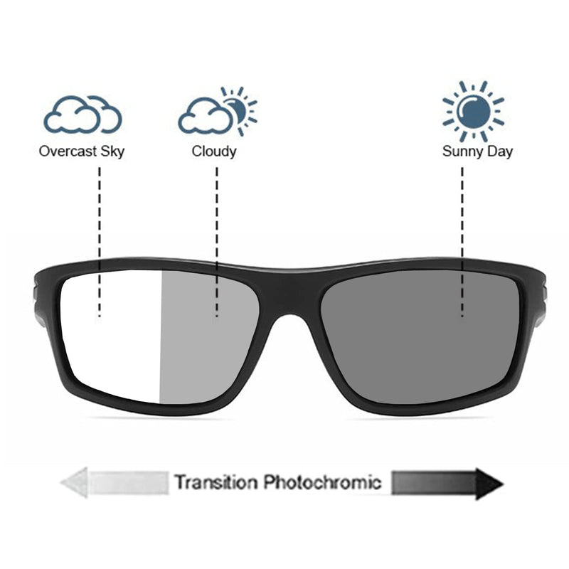 Wraparound full lens Safety Glasses with Readers photochromic Sport Magnifying Safety Reading Goggles for Men Women Black 2 x