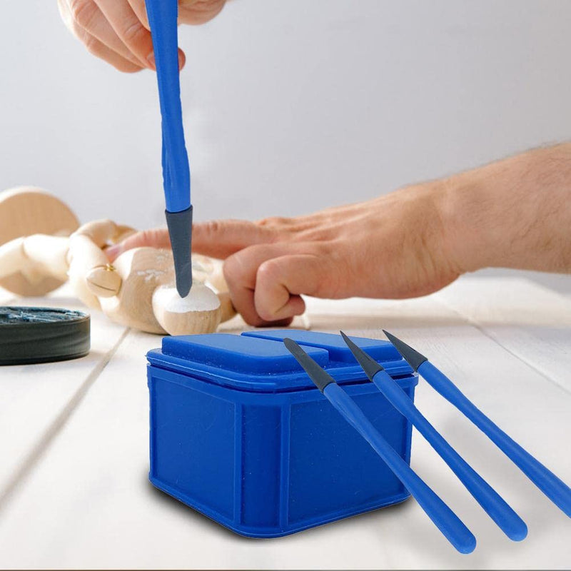 Silicone Glue Brush Kit 4pcs/Set Woodworking Gluing Kit Woodworking Glue Applicator Set Portable DIY Hand Tool Reliable