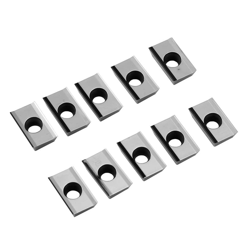 OSCARBIDE Carbide Inserts APKT1604 PDFR Milling Inserts 10Pcs for Aluminum | APKT Style Cutters | Face Milling Aluminum | High Speed & Smooth Finish | Sharp Cutting Edges | Wear-Resistant PVD Coated