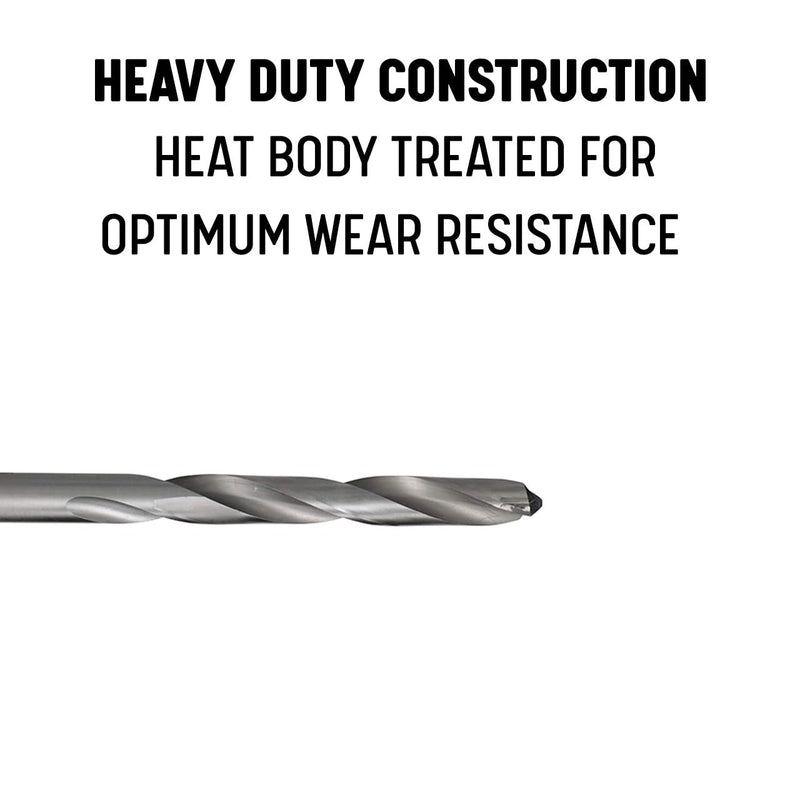 Drill America 3/16" Carbide Tipped Taper Length Drill Bit, DWDTL Series 3/16 in