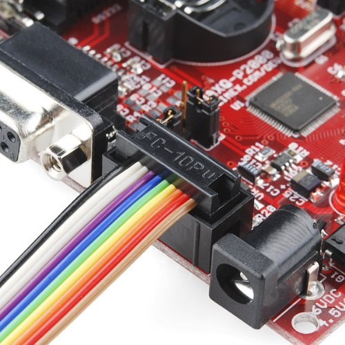 Glarks 10ft / 3m 10/14/16/20 Wire Rainbow Color Flat Ribbon IDC Wire Cable Kit for 2.54mm Connectors