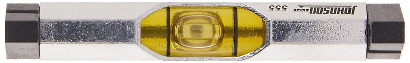 Johnson Level & Tool 555 Aluminum Line Level, 3", Silver, 1 Level