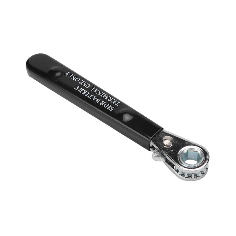 Side Terminal Wrench, 5/16" 6 Side Terminal Battery Ratchet Point End Insulated Handle Wrench Auto Repair Wrench Tool