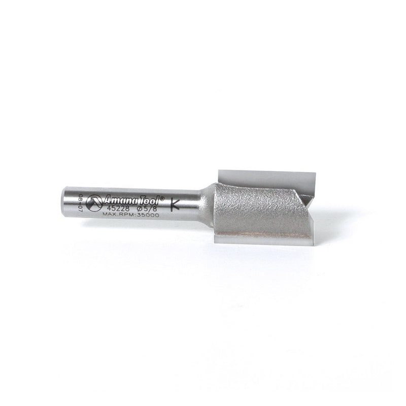Amana Tool - 45228 Carbide Tipped Straight Plunge High Production 5/8 Dia x 3/4 x 1/4"
