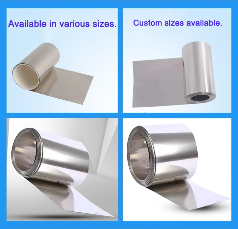 1060 Aluminum Foil, 0.03×200×1000mm High Purity Metal 1060 Aluminum Strip for Scientific Research. (W*L=200 * 1000mm, Thickness 0.03mm) 0.03 x 200 x 1000mm Aluminium
