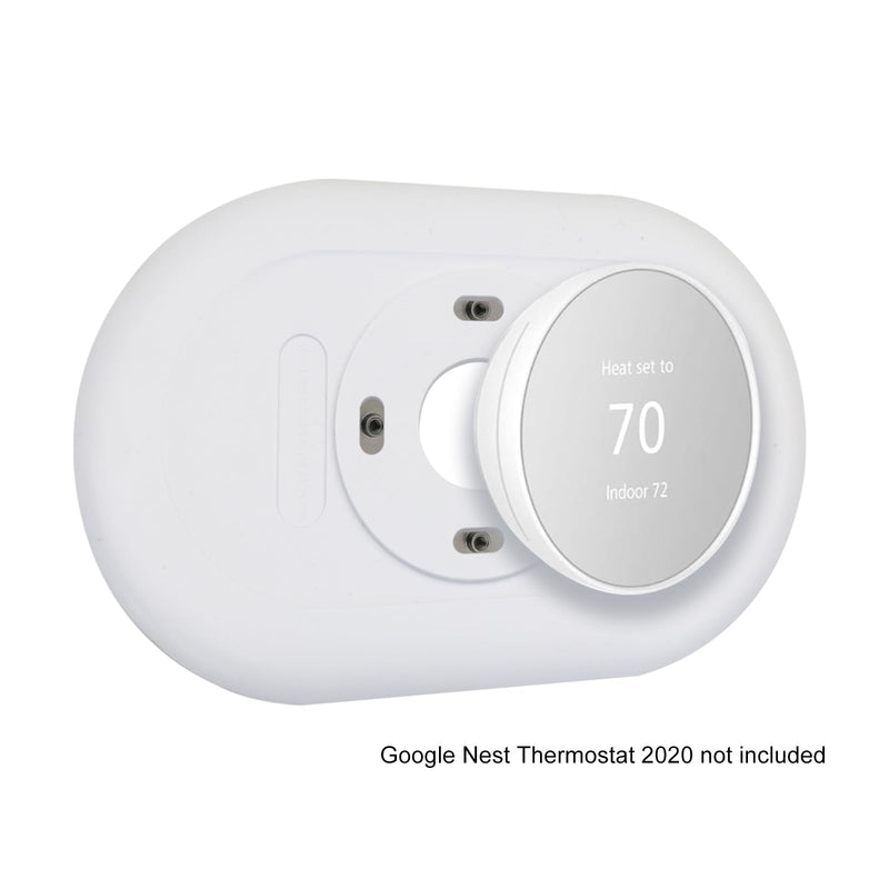Nest Thermostat Trim kit,Nest Thermostat Wall Plate for Google Nest Thermostat-Programmable WiFi Thermostat Accessory (White White