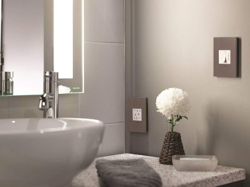 Legrand adorne 15A GFCI Tamper-Resistant Outlet (White Finish), AGFTR2152W4 Standard Outlet White