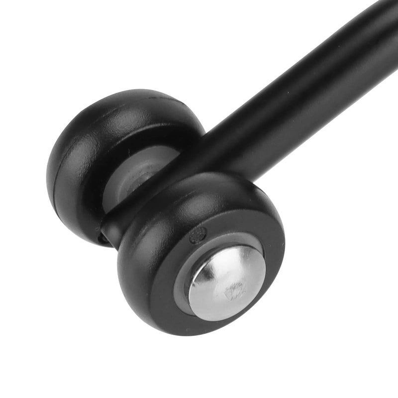 LEXININ 2 Pack Mini Automatic Spring Door Closer, Small Diecast Construction Light-Duty Safety Spring Door Closer to Convert Hinged Doors to Self-Closing, Black