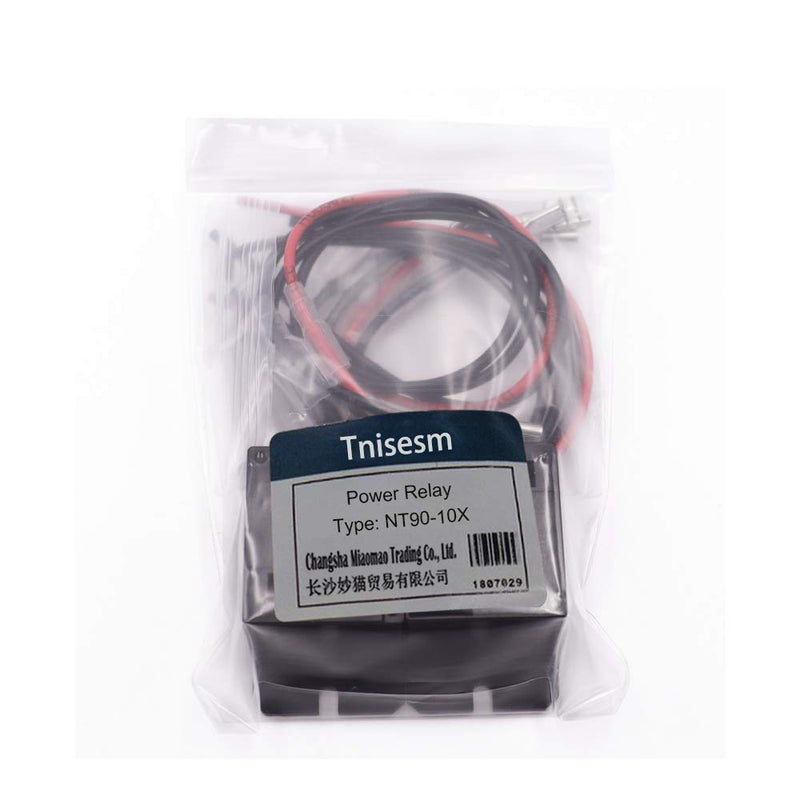 Tnisesm 2PCS Power Relay AC120V Coil, 30A SPDT(1NO 1NC) with Flange Mounting and 10 Quick Connect Terminals Wires Mini Relay NT90-AC120V-10X 2PCS + Terminal Wire