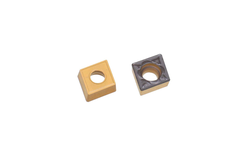 Accusize Industrial Tools 2 Pc of Each Kind of Carbide Inserts for 2988-0038, CVD Coated and Tin Coated, Total 10 Pieces, 2988-0038Inserts | 2 Each of 11ER, GTN-2, WCMT2.52, CCMT21.5, and DCMT21.5; TiN and CVD Coated for Steel, 2988-0038INSERTS