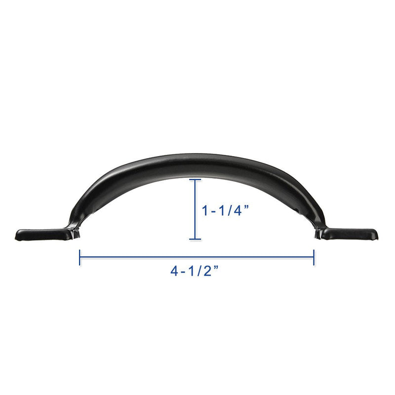 V171 6-1/2" Pulls in Black- 2 Pack