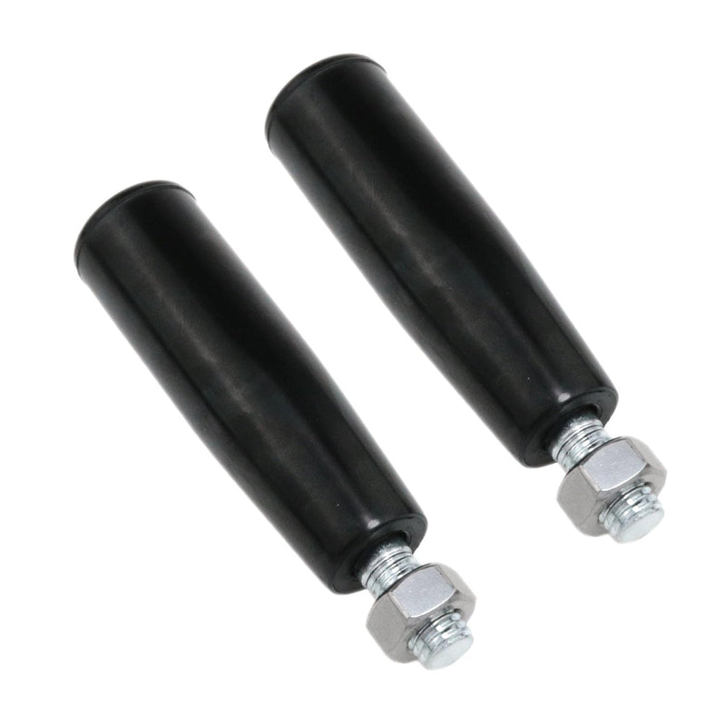 yukata Revolving Handle Lathe Hand Handle Boat Winch Handle Trailer Jack Handle Crank Handle M10 Threaded Handle Grips with Nut 2PCS