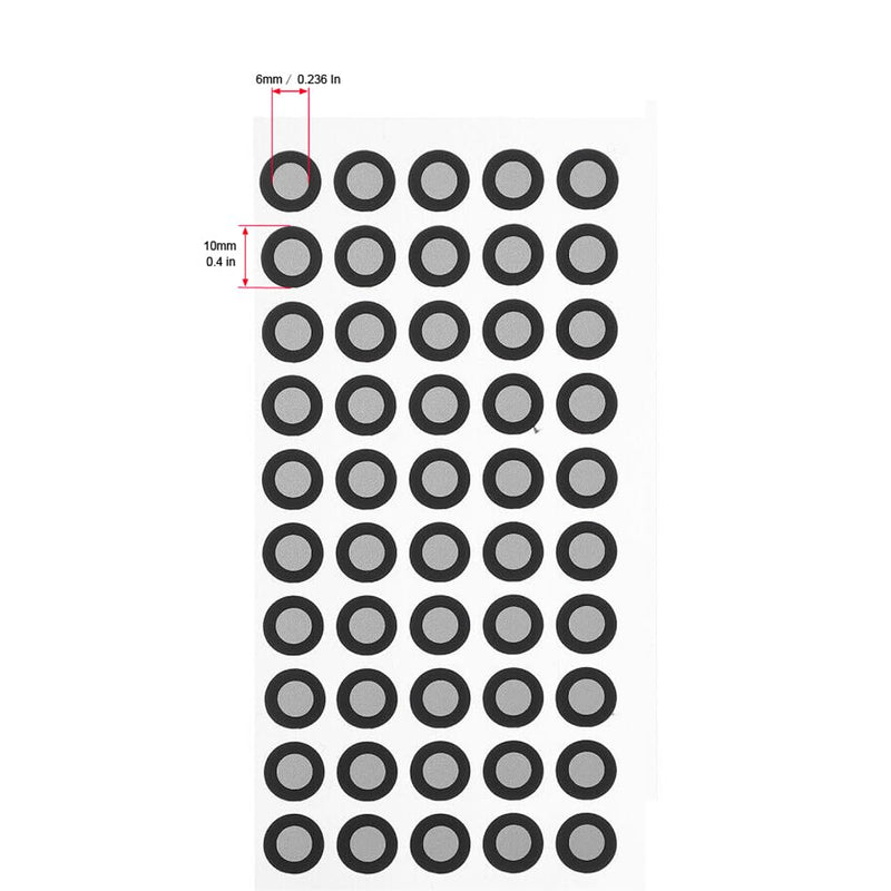 6.0mm 3D Scanner Positioning Targets, High Reflective 3D Scanning Markers, Target 3D Scan Tracking Dots Compatible with Creatly Revopoint Artec Shining 3D Einstar Handheld 3D Scanner (550) 550