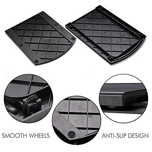 HauSun Handy Sliding tray Sliding Tray Mat for Coffee Maker,Kitchen Appliance Moving Caddy,Countertop Stoage for Air Fryer, Blender, Stand Mixer,Food Processors,1 set 1 set