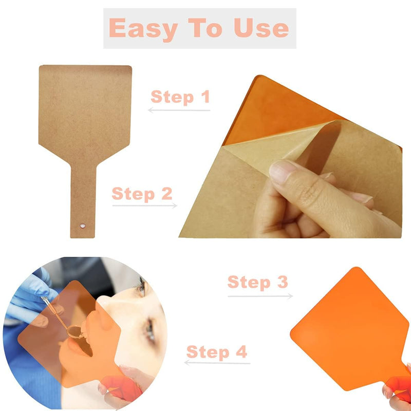 2 pcs new Dental Shield Plate Shade Board Eye Protector