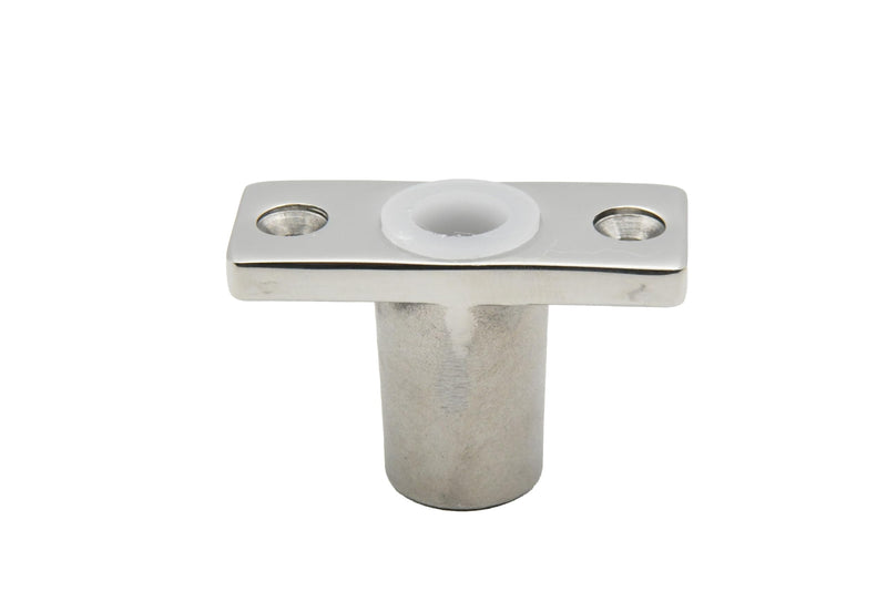 Vinland Marine Oar Lock Socket Side Mount, Edge Mount, Flush Mount, 316 Stainless Steel for Boat Oar Locks, Canoe ores, Row Boat oars, Jon Boat oars, Paddle Boat Parts, Aluminum Row Boat