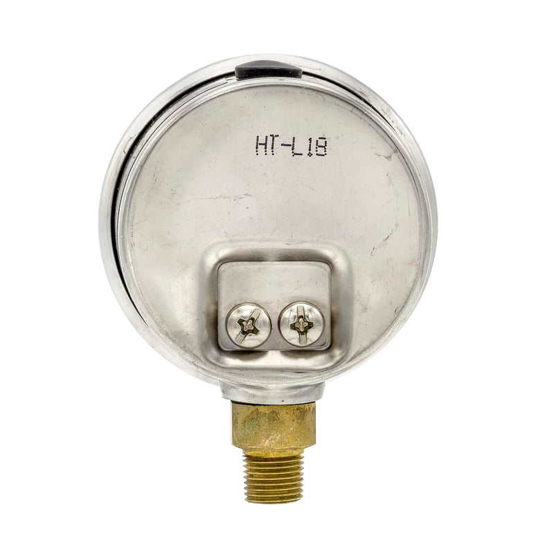 Liquid Filled Lower Mount Pressure Gauge with 2" Dial, 0-5000 PSI, 1/8" Male NPT Connection, Stainless Steel CASE and Bezel (1)