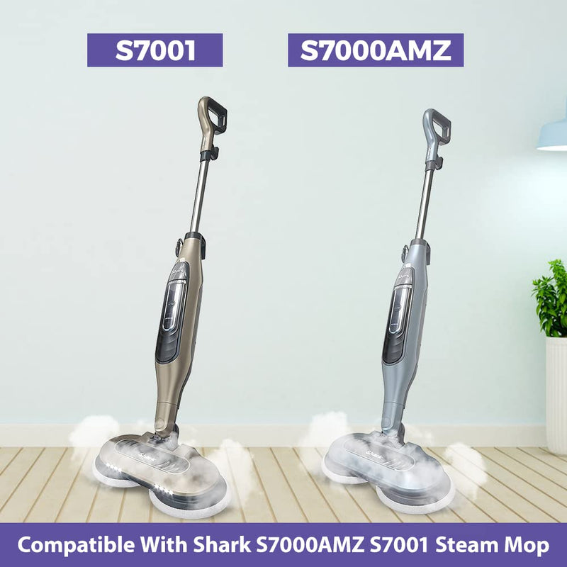 KVLZ Replacement Steam Mop Pads for Shark Steam Mop Pads Compatible with Shark S7000AMZ S7000 S7001 S7001TGT S7000 Series Steam & Scrub All-in-One Hard Floor Steam Mop (6-Pack) 6-pack