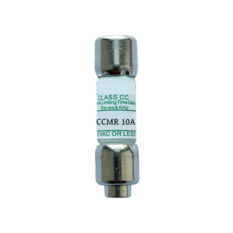 10-Pack New CCMR-10 CCMR 10A CCMR010 CCMR-10A 600Vac Time Delay Fuse,CCMR-10A Current Limiting Class CC Rejection Cartridge Fuses 10