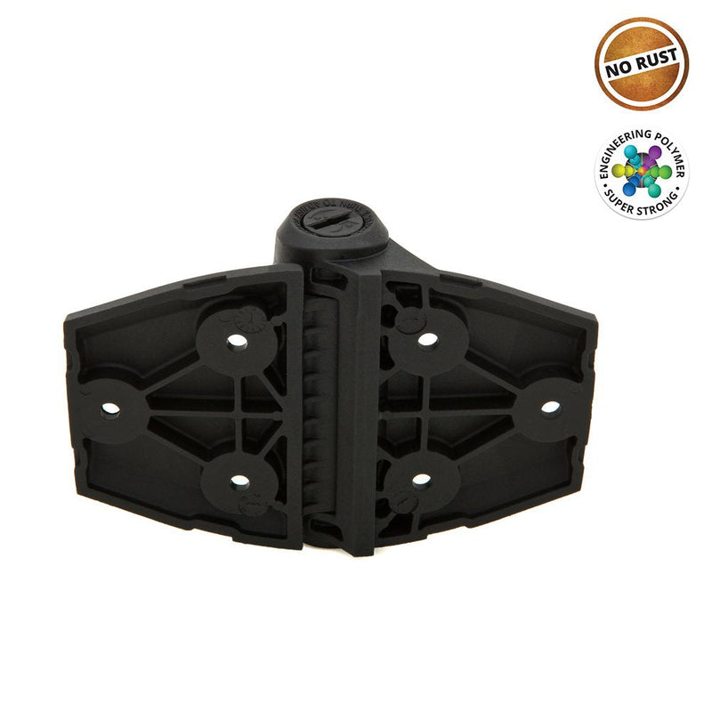 National Hardware N346-207 TruClose Spring Hinge in Black, 3-9/16" x 5-1/4"