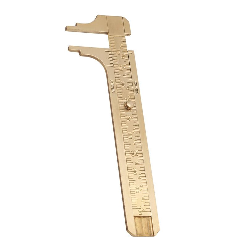 Vernier Caliper,4'' Brass Caliper Measuring Tool,0-100MM/0-4inch High Precision Slide Caliper Manual Micrometer for DIY/Household Denashv0uynrfgh8-02