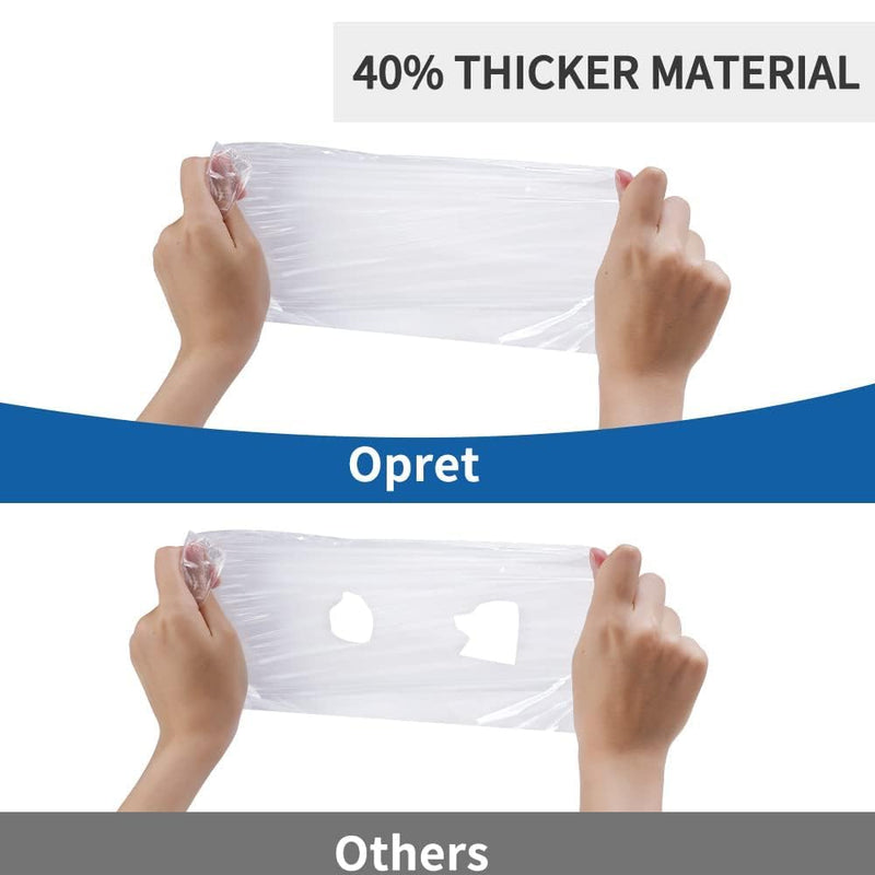 Opret 5/10/20 Pack Rain Ponchos, Disposable Emergency Ponchos Bulk Unisex Waterproof Raincoat for Adults with Drawstring Hood 5 Pcs
