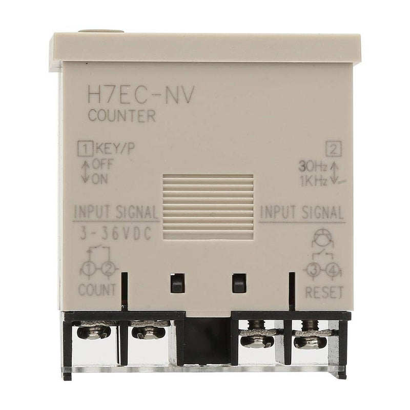 H7EC NV Electronic Counter DC 3-36V Digital Electric Counter Totalizer with 8 Digit LCD Display