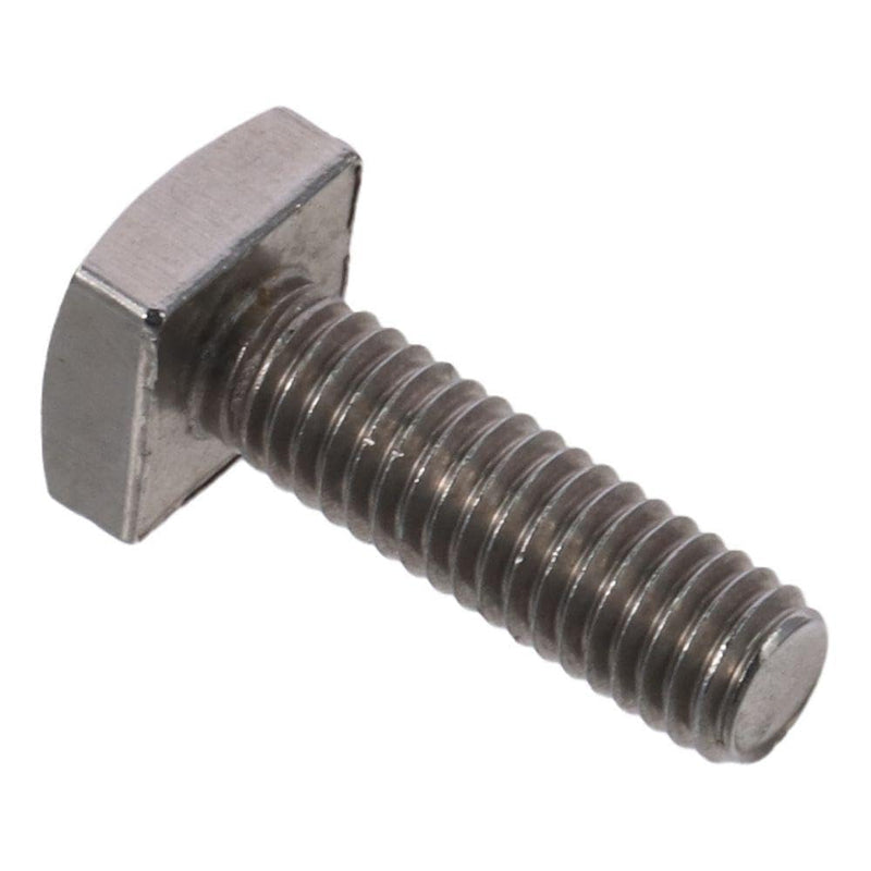 Square Head Bolt 2PCS M6x20mm Stainless Steel Square Machine Screws,Alloy Stee Square Machine Screws Durable Silver Fully Thread