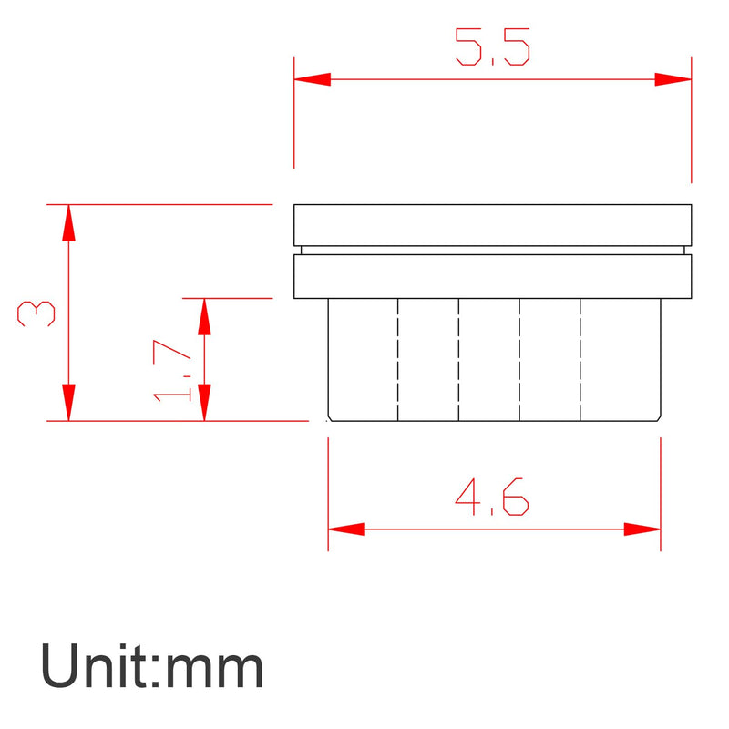 M3 Stainless Carbon Steel Self clinched Clinching Rivet Nut Fastener 30pcs/Pack (M3 Carbon Steel Press nut) M3(30pcs)/carbon steel