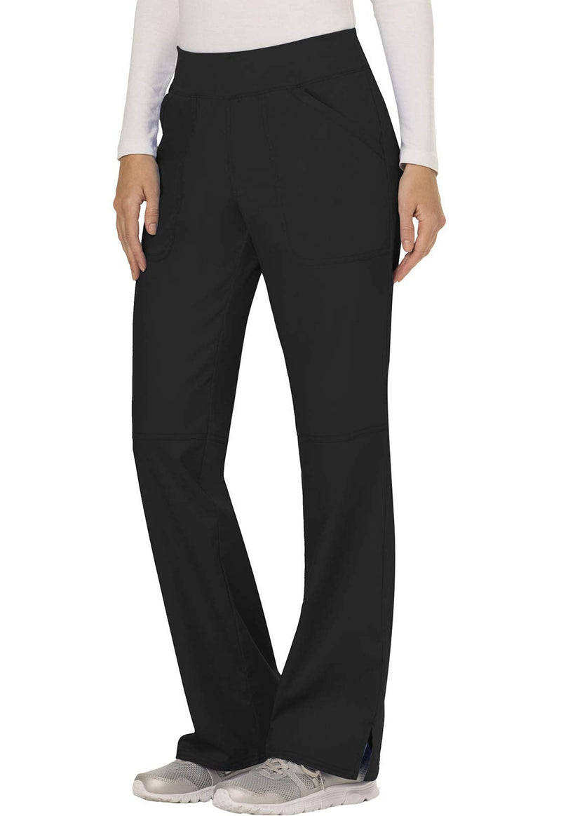 Workwear Revolution Pull-On Cargo Scrub Pants for Women, Soft Stretch, WW110 Medium Black