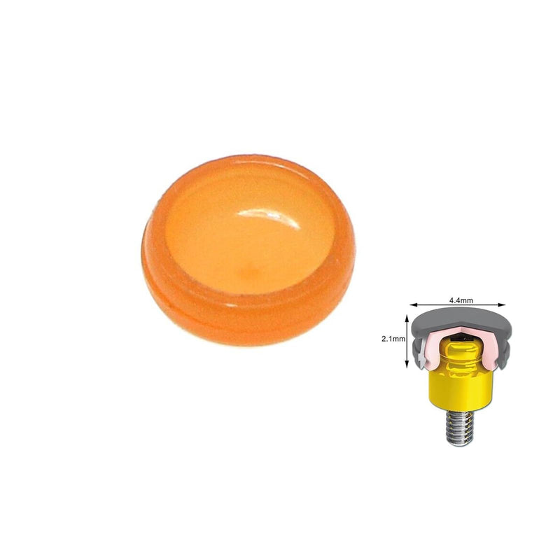 Overdenture Retention Caps Core Tool Kit for Male Cap Replacement Inserts Extraction (2.4 lbs Cap 4pcs) 2.4 lbs cap 4pcs