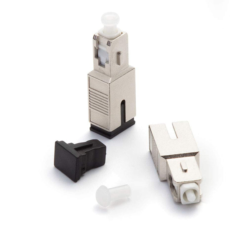 2 Pack 5dB SC Fiber Optic Attenuator, Single Mode Fixed in-Line Fiber Attenuator, SM SC/UPC Male to Female, dB Options: 3dB, 5dB, 7dB, 10dB 5dB/SC 2 Pcs
