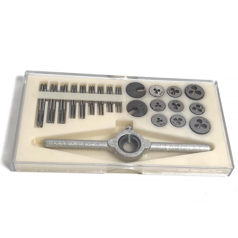 31PCS Micro Tap and Die Set M1 to M2.5 Precision Threading Tool | Versatile metric tap and die set m1 for watchmaking modeling and repair High quality material ensures precise thread cutting