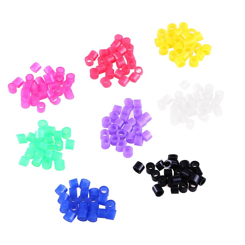 Dental Instrument Code Rings (500 Pack) – Medical Grade Silicone, 4x6x5mm – Autoclavable Silicone 135°C/275°F, Dental Color-Coding Bands for Dental & Medical Tools (Pink) Pink