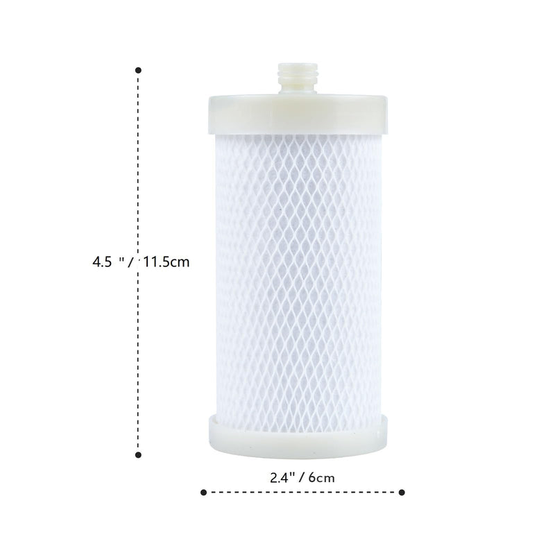 Washing Machine Water Filter, Carbon Shower Filter, Traps Chlorine, Softens Hard Water, Anti-Scale, Anti-Clog, Protects Clothes, Skin n Hair (Upgraded Refill Cartridge of FA10)