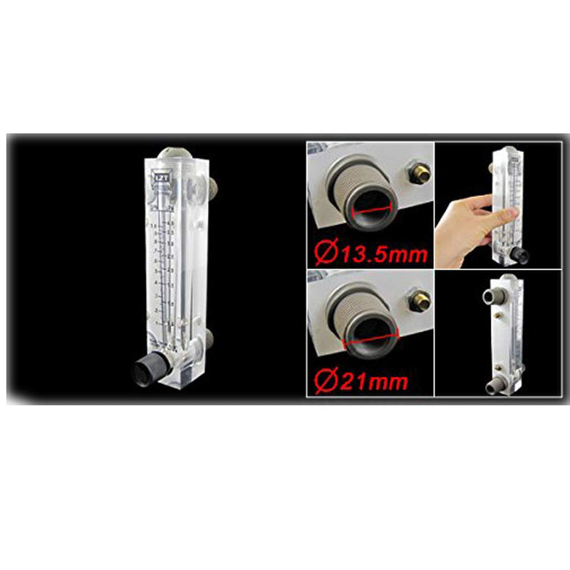 0.1-1GPM 0.5-4LPM Water Flow Meter Panel Mount Type FlowmeterMeters