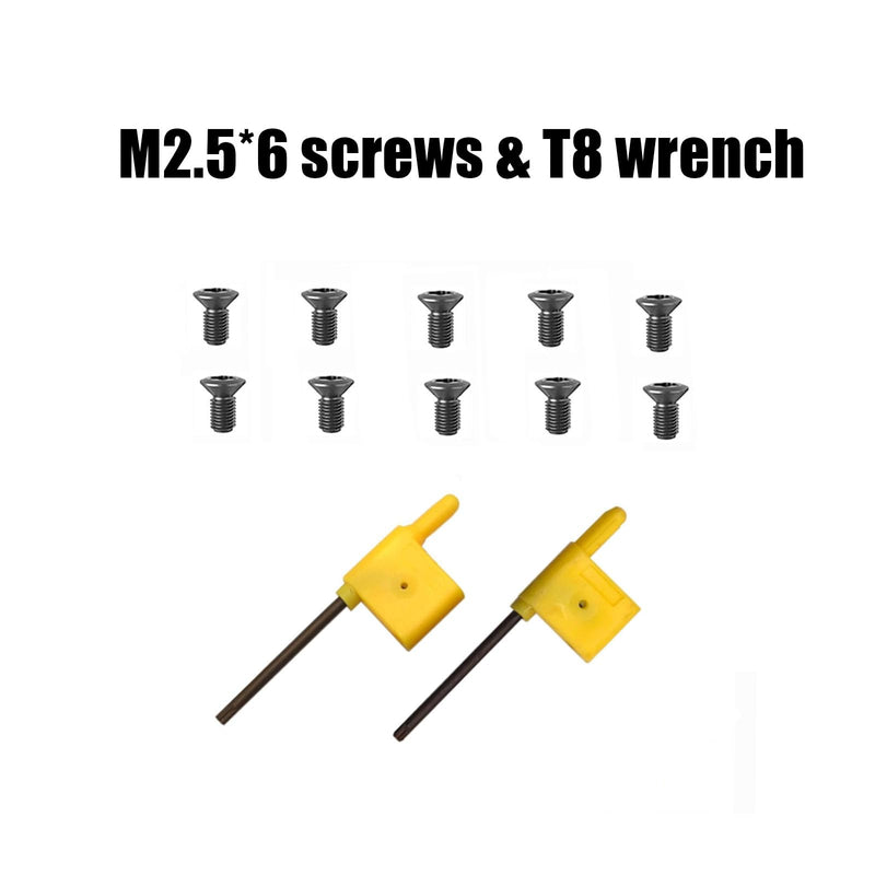 24pcs 3/8inch Lathe Threading Tool Internal Threading Tool Holder SNL0010K11 SNR0010K11 Threading Inserts 11ER AG60 11IR AG60 for Boring Bar Holder