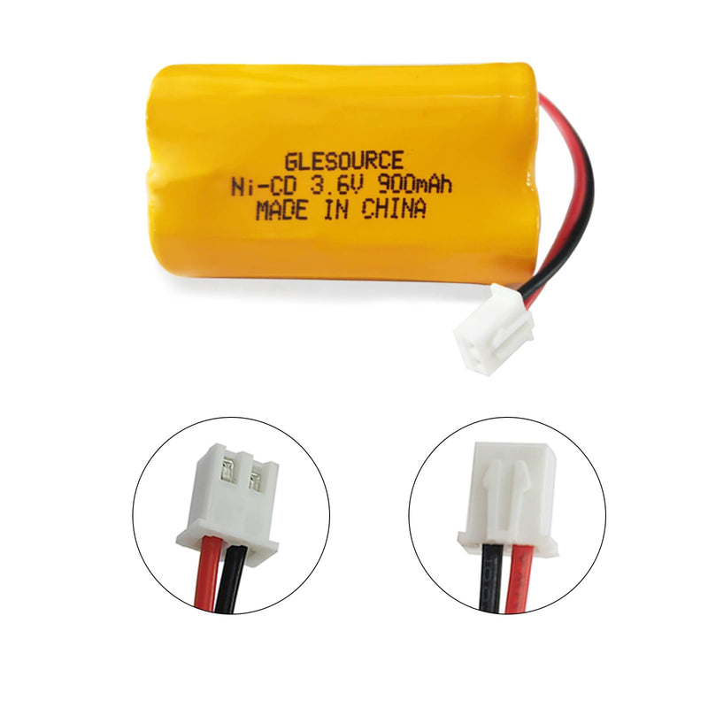3.6V 900mAh Ni-Cd Exit Sign Emergency Light Battery, Replacement for Exitronix 10010037, Max Power B2-0031 MH468886, Unitech LEDR-1 6200RP, Dantona CUSTOM-318 OSA230, Lowes 253799(4 Pack) 4 PCS 3.6V 900mAh
